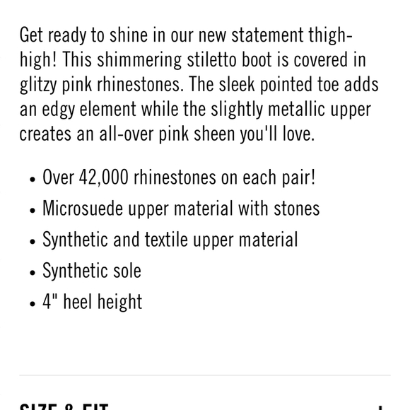 Thigh high boots Glitter Pink - Picture 3 of 8